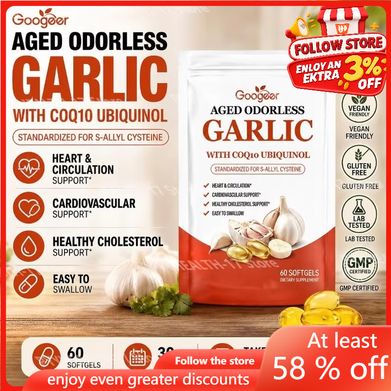 Googeer Aged Odorless Garlic S - Coq10 Ubiquinol Softgel avis et prix